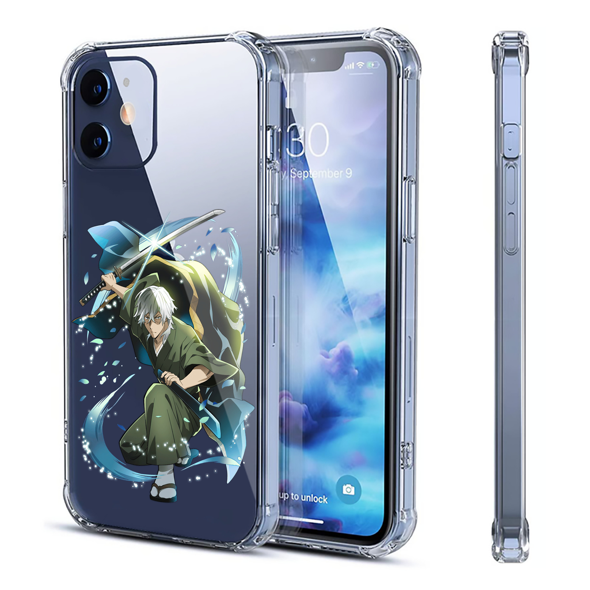 （画像用） 文豪ストレイドッグス Bungo Stray Dogs 【iPhone 12シリーズ対応】透明スマホケース（クリアソフトケース）